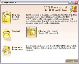 icq password recovery